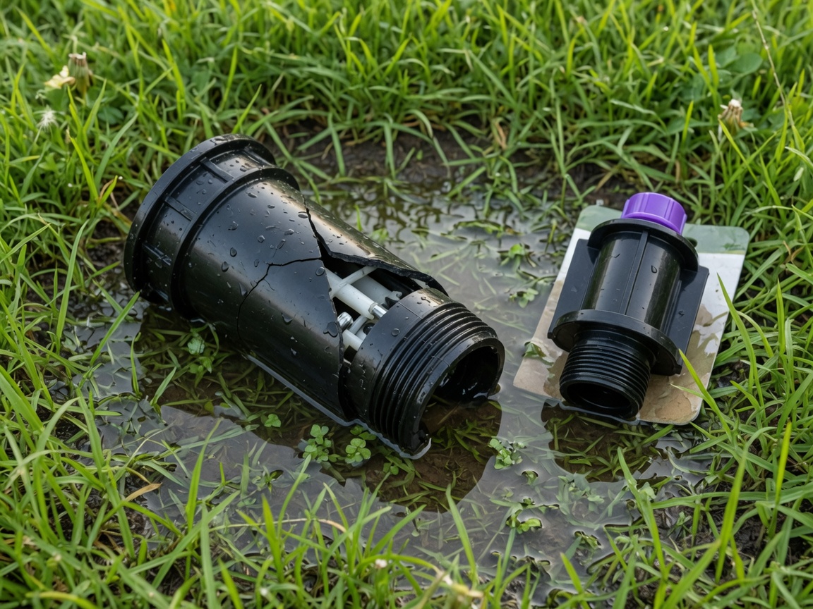 Sprinkler Head Repair — Spring job