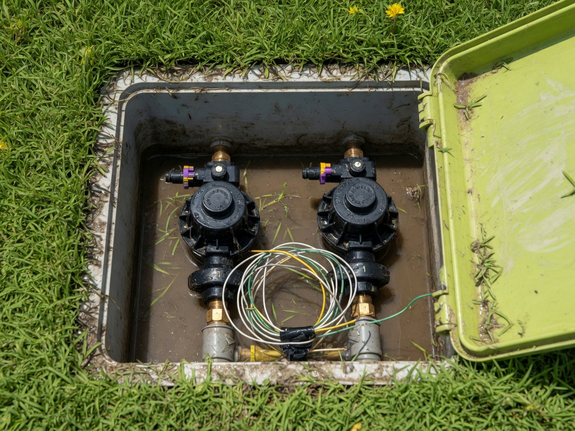 Sprinkler Valve Repair — Spring job